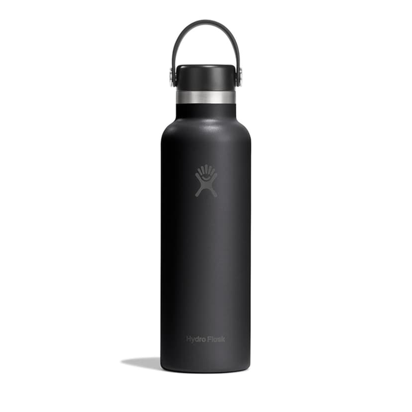 Hydro Flask Water Bottle - Insulated Stainless Steel - Non Spill, Leakproof in 21 Oz Tonal Black