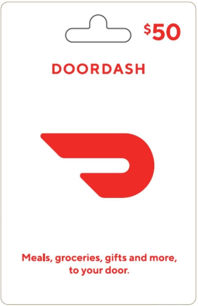 DoorDash Physical Gift Card | $50