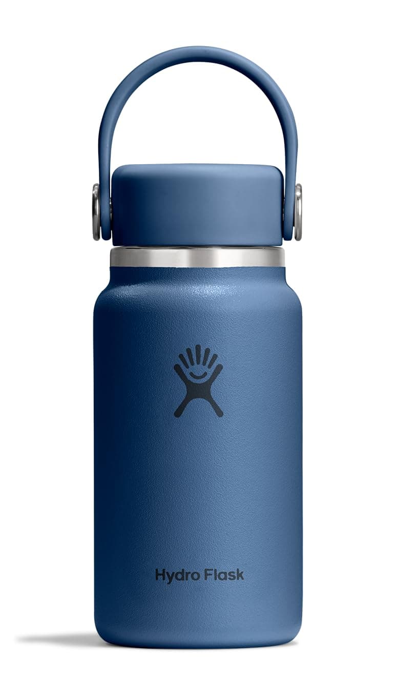 Hydro Flask Micro Bottle - Insulated Mini Leak Proof Flask for Purse or Pocket in 6.7 Oz Harbor Blue