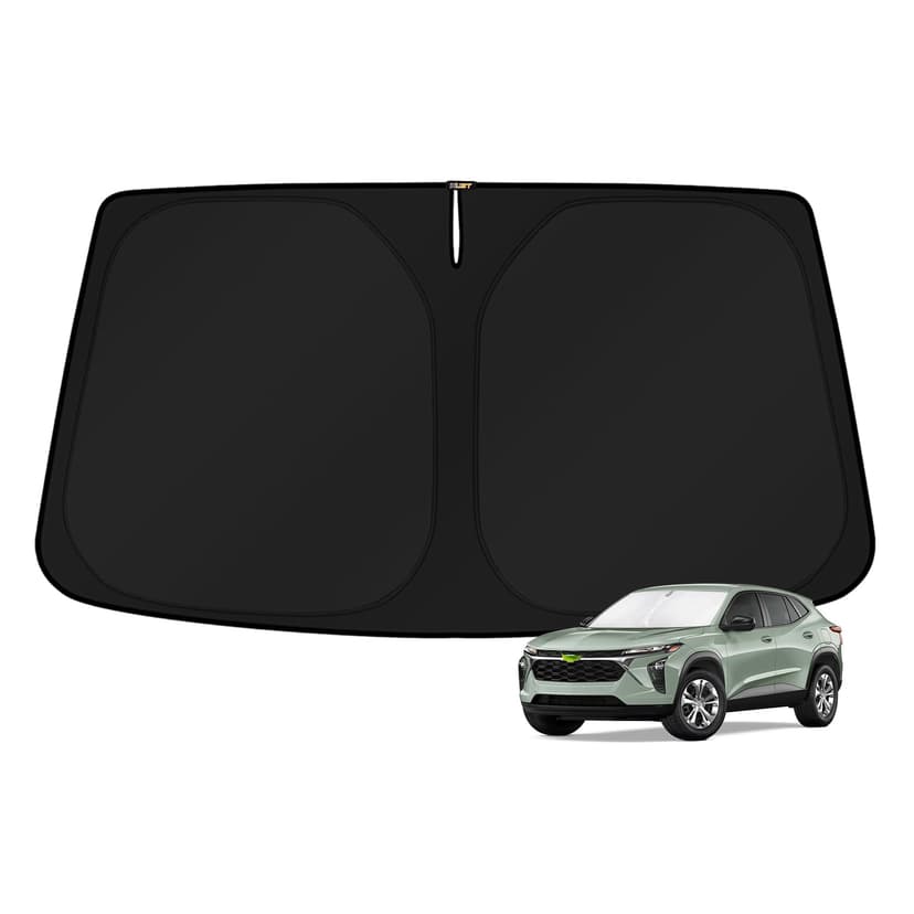 KUST Windshield Sun Shade for Chevy Trax 2024 2025 2026 Chevrolet Trax LS/1RS/LT/2RS/ACTIV Accessories Sun Shade Window Sun Visor Protector Foldable Blocks UV Rays Keep Your Car Cooler