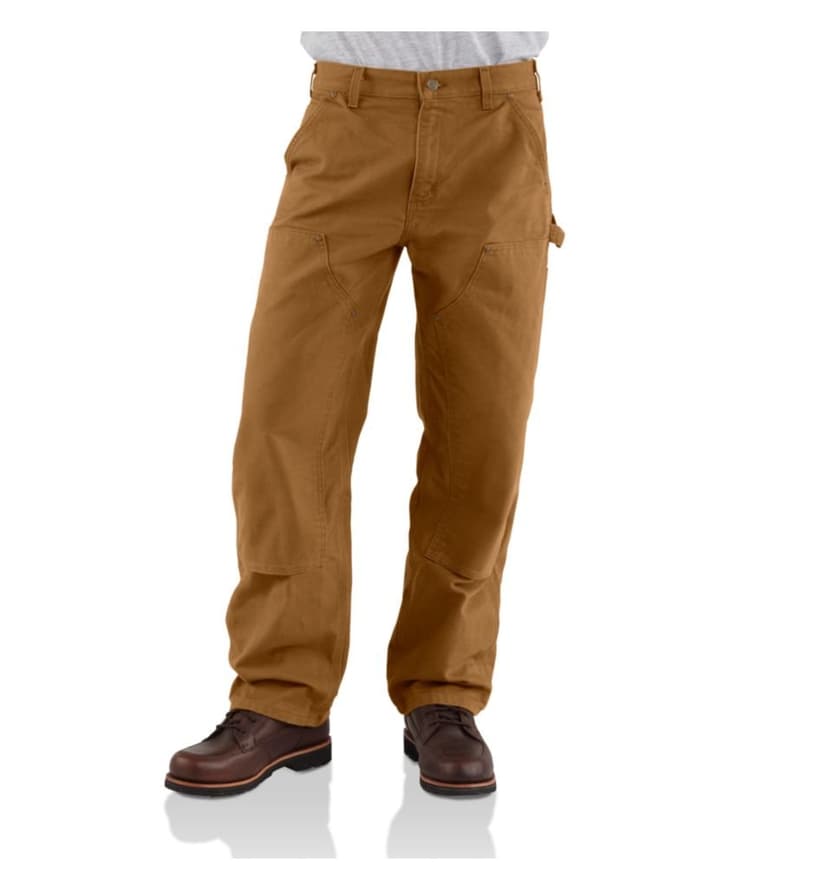 Carhartt Men's Loose Straight Washed Duck Double-Front Dungaree