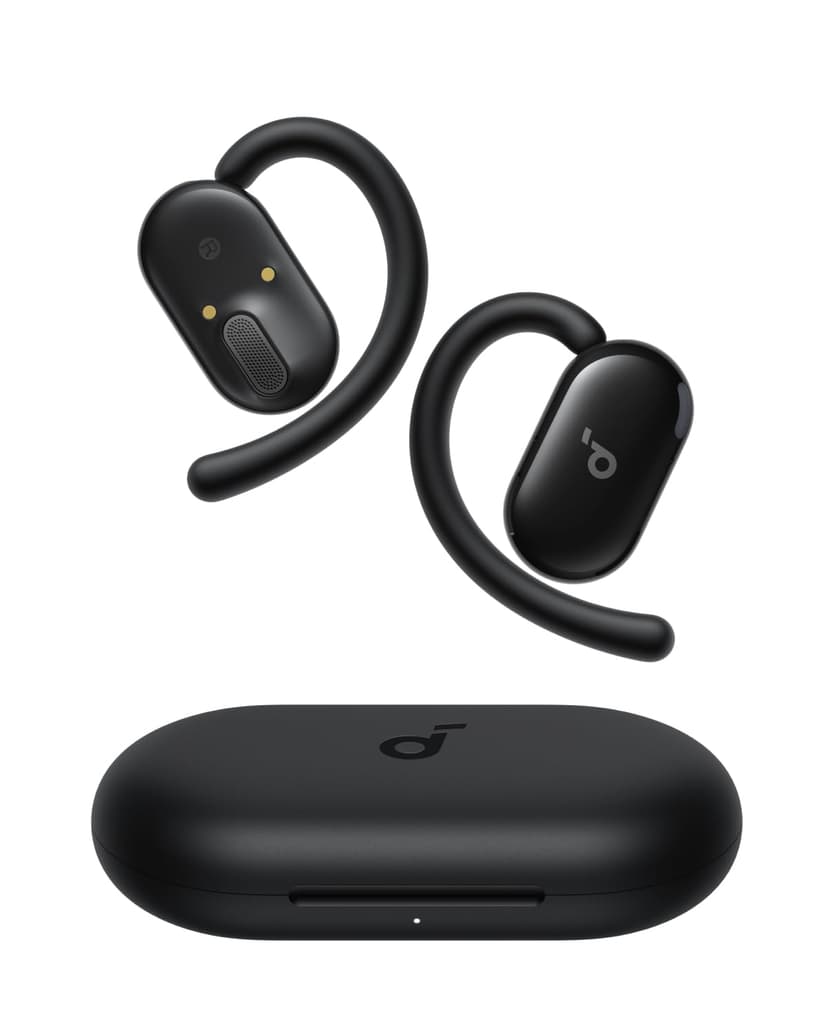 Soundcore V20i by Anker Open-Ear Headphones, Adjustable Ear Hooks, Ultra-Comfort, Snug Fit, Powerful Sound, Clear Calls, IP55, 36H Playtime, Bluetooth 5.4 Wireless Earbuds, Multipoint Connection