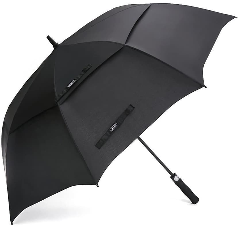G4Free 47/54/62/68/72 Inch Golf Umbrella Windproof Auto Open Large Umbrella | Oversized Stick Umbrella, Extra Large, Vented Double Canopy, Waterproof 210T Pongee Fabric, Fiberglass Frame, EVA Foam Han