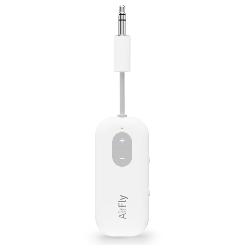 Twelve South AirFly SE | Bluetooth Wireless Audio Transmitter Adapter for AirPods/Headphones, 20+ Hr Battery, Works with 3.5mm aux Jacks on Airplanes, TVs, Gym Equipment, and Travel