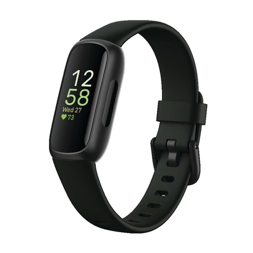 Fitbit Inspire 3 Health & Fitness Tracker with Stress Management, Workout Intensity, Sleep Tracking, 24/7 Heart Rate - 3-Month Google Health Premium Membership Included - Midnight Zen/Black
