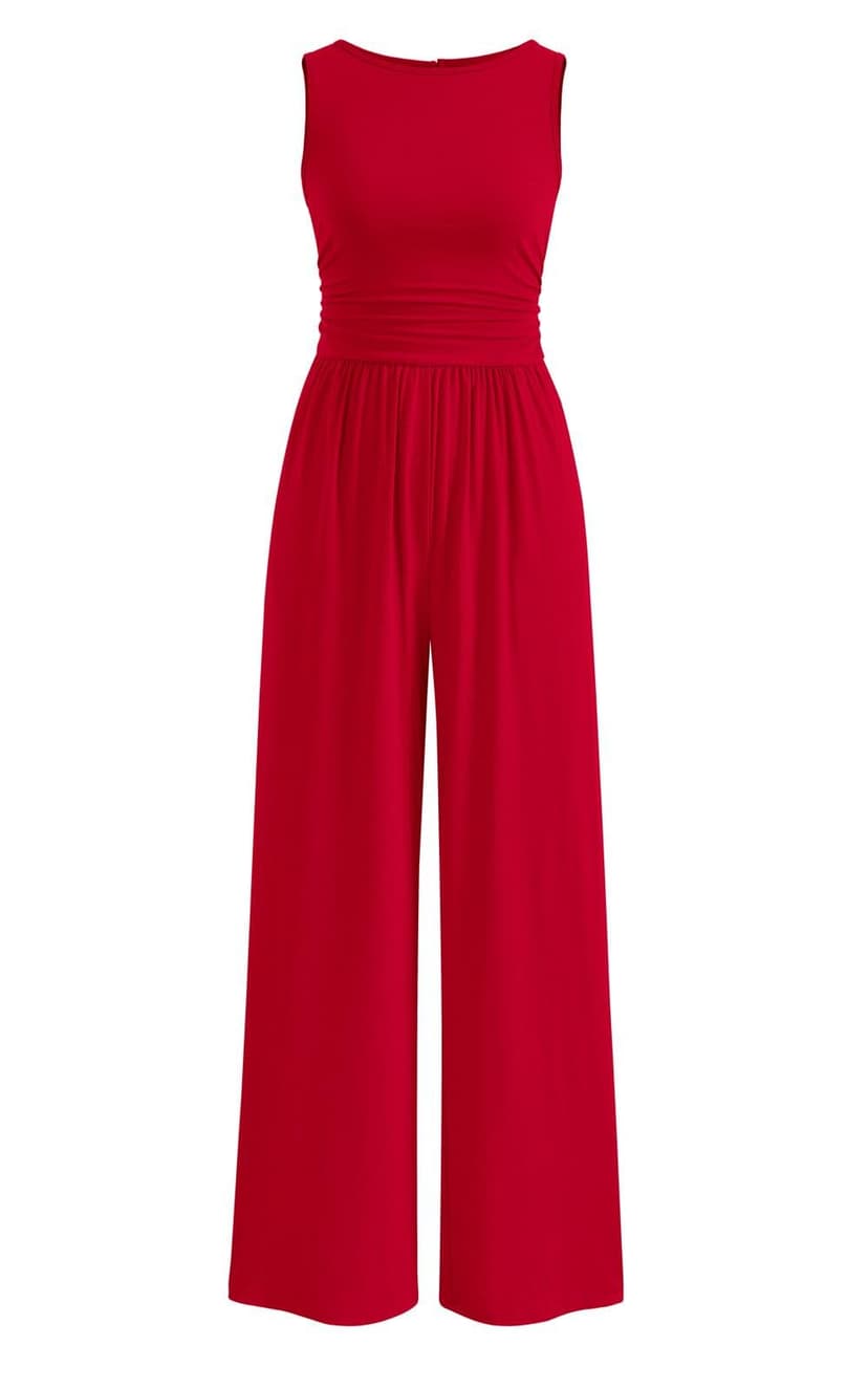 PRETTYGARDEN Jumpsuits for Women Dressy Casual Romper Vacation Outfits 2026 | Crewneck, Wide Leg Jumpsuits, Cute Jumpers, Business Casual, Date Night, Summer One Piece Teacher Outfits