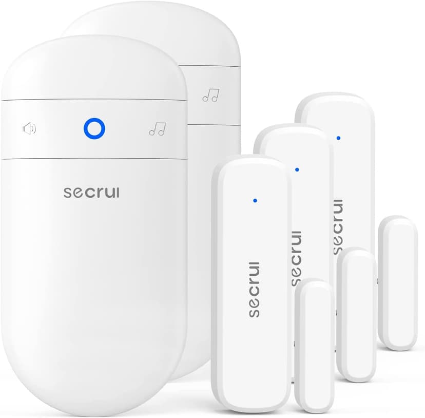 Door Chime, Door Alarms When Opened for Home/Business Office/Bedroom Entering, 3-Sensor + 2-Receiver with 500FT Wireless Range,58 Chimes,5-Volume Level, Entry Alert for Kids/Toddler/Dementia Safety