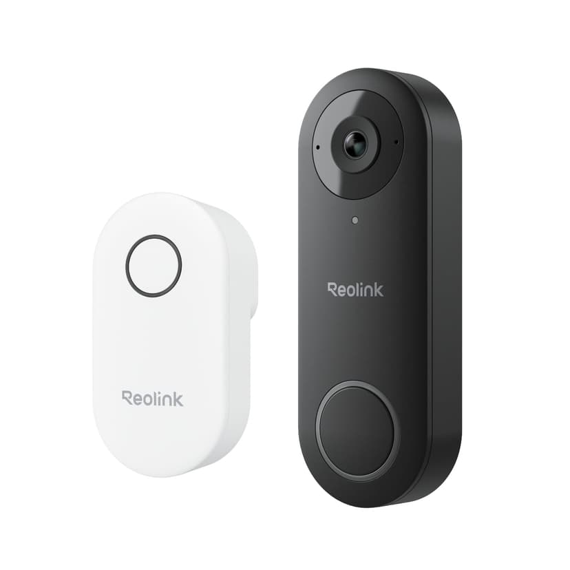 REOLINK Video Doorbell WiFi 2K Wired Camera, 4:3 Wide View Outdoor Camera | No Subscription Local Storage, AI Detection, 5G&2.4G WiFi, Two-Way Talk, Front Door Home Security, Customized Reolink Chime