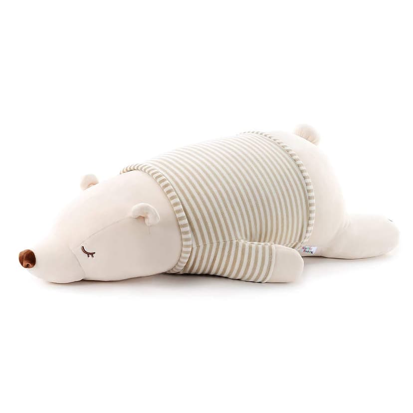 Niuniu Daddy 1.9LB 15in Weighted Stuffed Animals Polar Bear Calming Plush