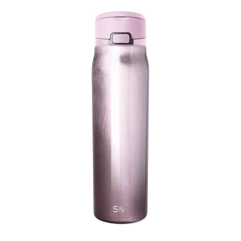 Simple Modern Water Bottle with Straw & Handle | 30oz | Cateye | Mesa Loop Insulated Water Bottle for School, Sports, Travel | Leak Proof, Stainless Steel | Strawberry Milk Cateye