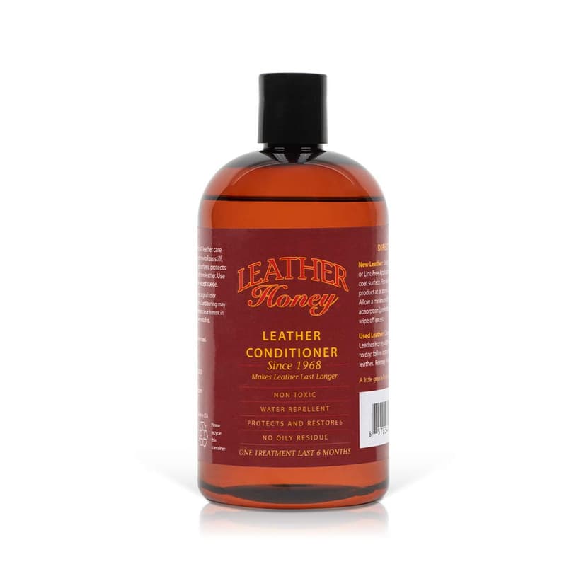 Leather Honey Leather Conditioner – Non-Toxic & Made in the USA Since 1968 | Restores & Protects All Leather — Auto, Furniture, Apparel, Shoes, Bags & Accessories. Safe For All Colors, Including White