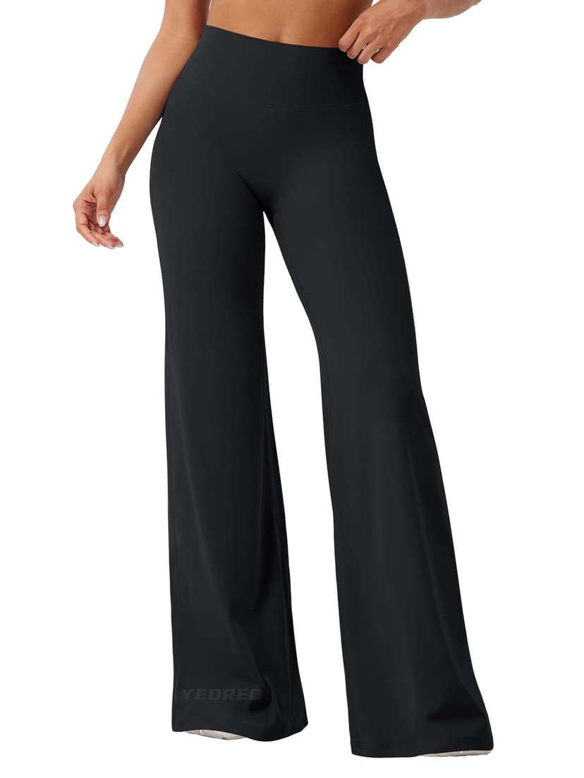 YEOREO Ease Workout Leggings Womens Straight Leggings Eddiy Gym Yoga Pants | 29"/31.5"/33"/35",No Front Seam,High Waist,Buttery,Booty Lifting,Wide Leg