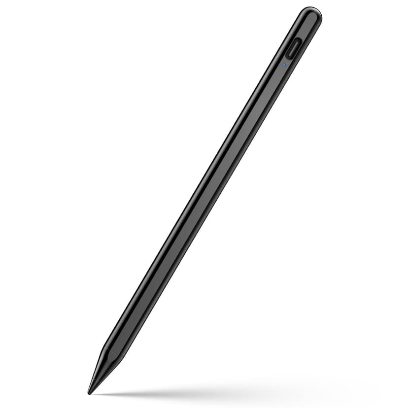 Stylus Pen for iPad 6-11th Gen 2X Fast Charge, Palm Rejection-Black | Tilt Sensitivity, USB-C Charge, Compatible with 2018-2026 Apple Pencil iPad Pro 11/12.9/13, Air 3/4/5/M2/M3/M4, mini 5/6/7