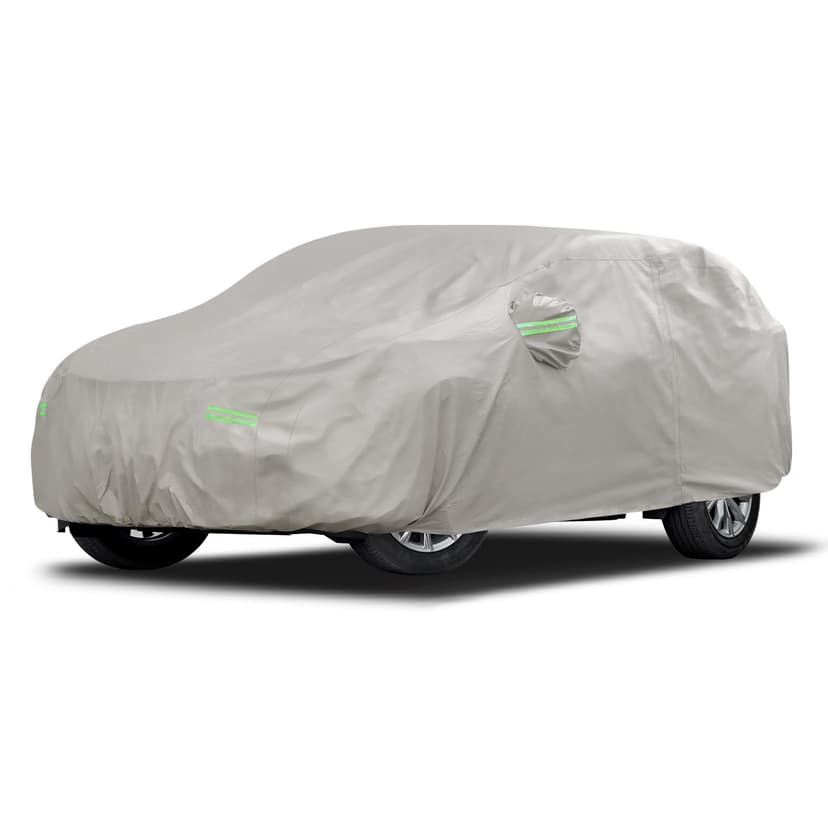 Migaven Car Cover Fit for Honda CRV 1997-2025, Toyota RAV4 2006-2025, Waterproof Full Exterior Cover Rain Sun Protection with Door Zipper and Cotton Lining