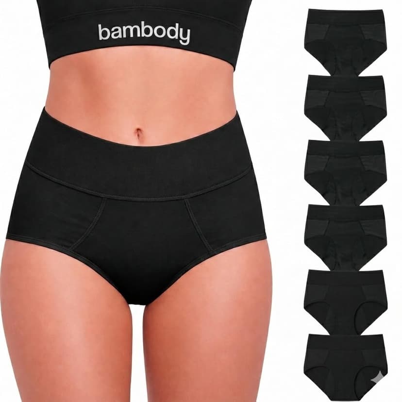 Bambody Period Underwear for Women - Overnight Protection - Bamboo Rayon