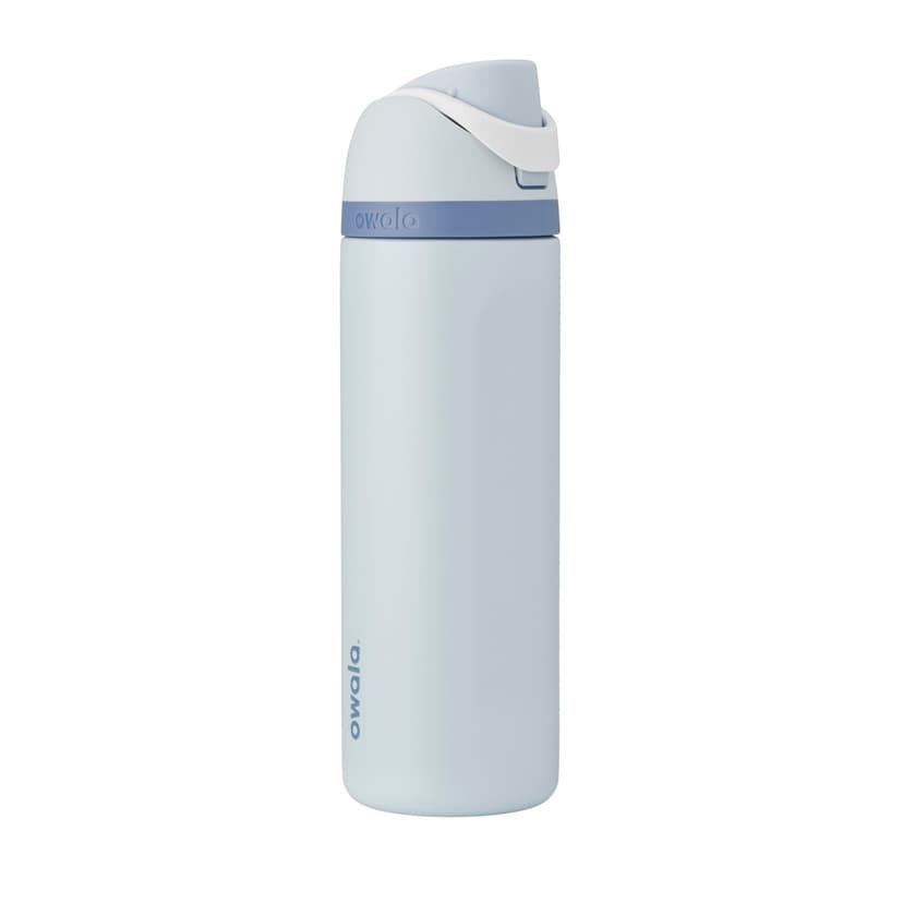 Owala Disney Princess FreeSip Insulated Stainless Steel Water Bottle with Straw for Sports and Travel, BPA-Free Sports Water Bottle, 24 oz, Cinderella