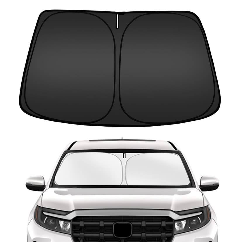 ARISMOTOR Windshield Sun Shade for Honda Ridgeline 2017-2025 2026, Custom Fit Foldable Front Window Sunshade Sun Visor Protector, Block UV Rays Keep Your Car Cooler