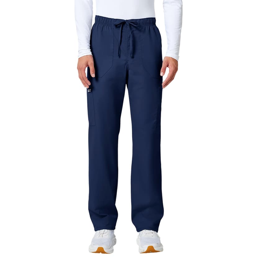 Cherokee WW Professionals Scrubs for Men Tapered Leg Cargo Scrub Pants | 5 Pockets, Comfortable Fabric, 2-Way Stretch, Zip Fly, Drawstring, Easy Care, Active Shifts, Made for Nursing Professionals