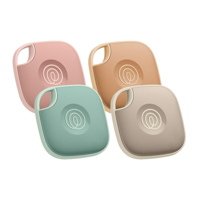 Life360 Tile - Bluetooth Tracker, Keys Finder and Item Locator for Keys, Bags and More. Phone Finder. Both iOS and Android Compatible. 4-Pack (Colors)