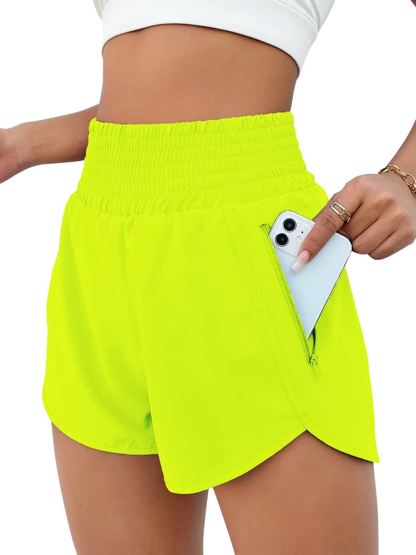 BMJL 2.5" Athletic Shorts for Women Comfy High Waisted Short with Pocket