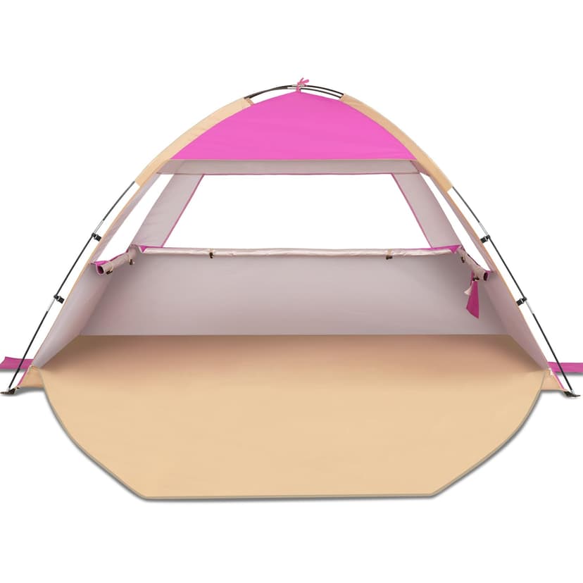 Venustas Beach Tent Sun Shelter for 3/4/6/8 Person, UPF 50+ UV Protection Beach Canopy, Lightweight and Easy Setup Cabana, Portable Shade Tent