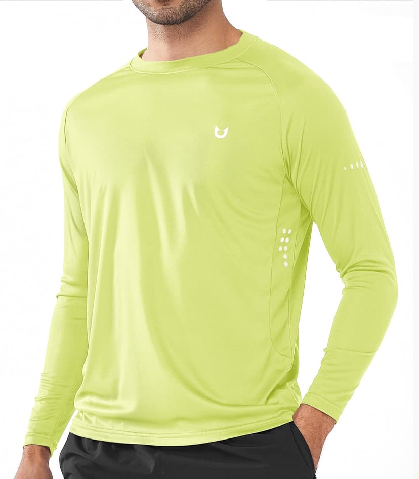 NORTHYARD Men's Sun Shirts Long Sleeve UPF 50+ Swim Running Fishing Hiking | Quick Dry Lightweight Rash Guard, Moisture Wicking, Cool UV SPF, Athletic Workout Gym Sports, Water Beach Swimming