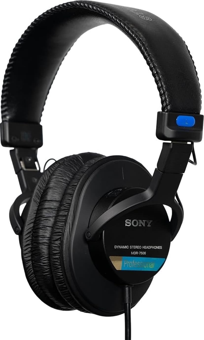 Sony MDR7506 Professional Large Diaphragm Headphone | MDR-7506, 40mm drivers, 10Hz-20kHz