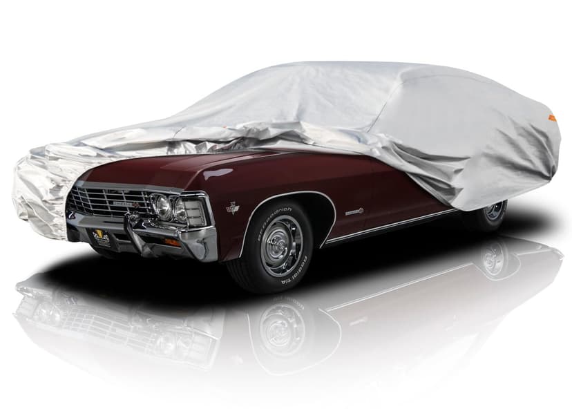 Kayme Large Car Cover See Vehicle Size Chart for Accurate Fit, Size C7 | Waterproof All Weather Heavy Duty. Thunderbird, Impala, Town Car etc. Protects Against Sun, Rain, Snow, Dust. Soft Cotton