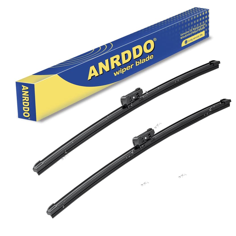 2 wipers Replacement For 2012 2013 2014 2015 2016 2017 2018 Tesla Model S Original Equipment Replacement Windshield Wiper Blades Set - 28"+18" (Set of 2) Top Lock