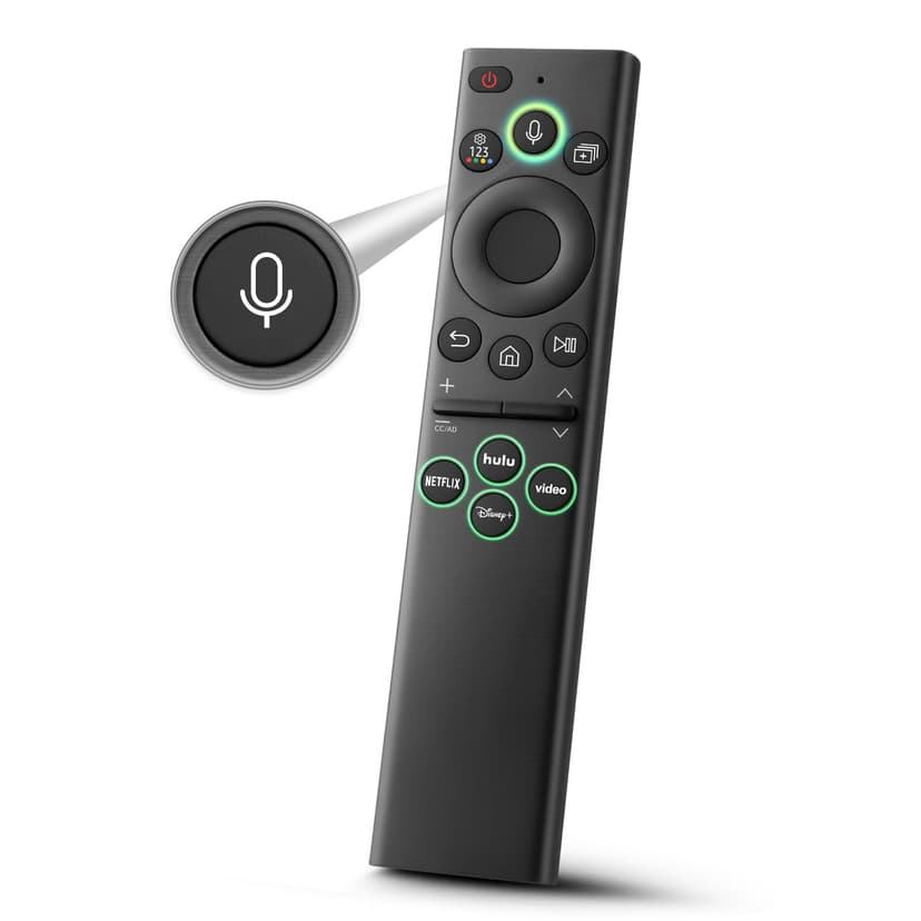 for Samsung-Smart-TV-Remote-Control-Replacement,Universal Remote for 2019 2026 Samsung Frame Curved Crystal Smart TVs, with Voice Control