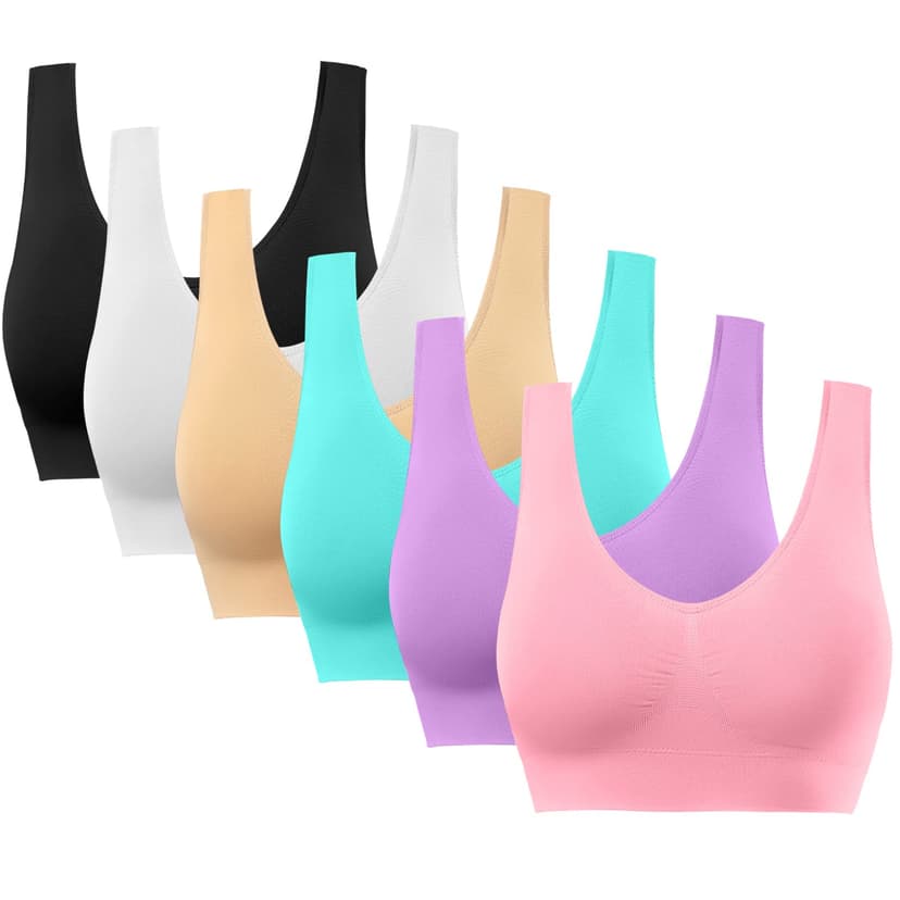 BESTENA Sports Bras for Women, Seamless Comfortable Yoga Bra with Removable Pads