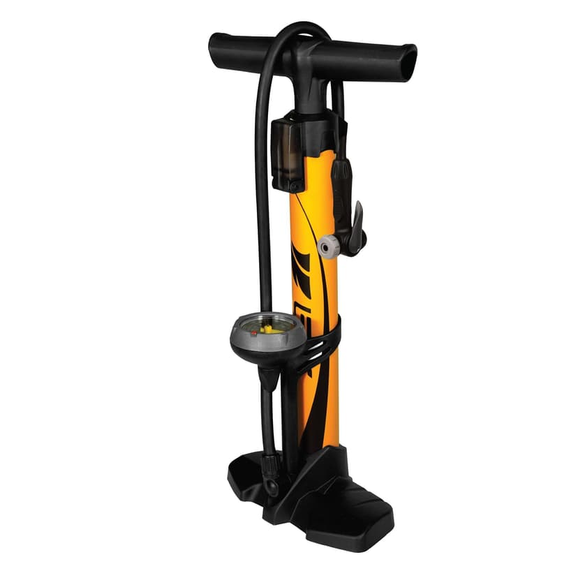 BV Bicycle Pump Durable Bike Floor Pump 17/24 inch Smart Valve Head, 160 psi, Automatically Reversible Presta and Schrader
