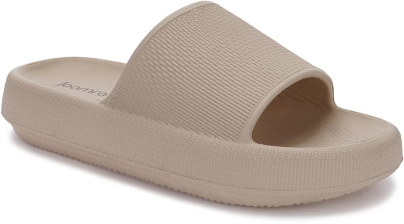 Joomra Pillow Slippers for Women and Men Thick Sole Ultra Cushion Slides | Cloud-Like Sole, Quick Drying Shower Shoes, Soft Open Toe Indoor Outdoor Sandals