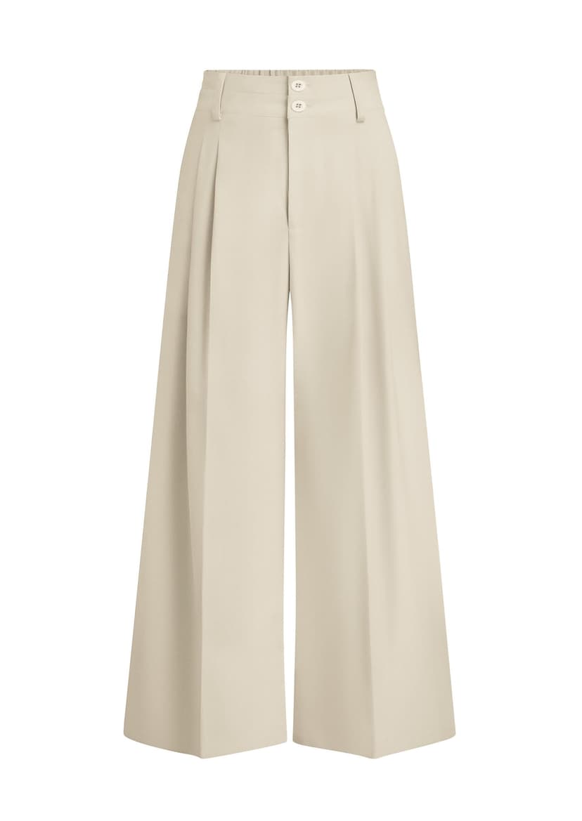 PRETTYGARDEN Women's High Waisted Wide Leg Dress Pants | Business Casual Slack Trousers,Flowy Pleated Palazzo Pants,with Pockets,Professional Interview Outfits,Office Work Clothes