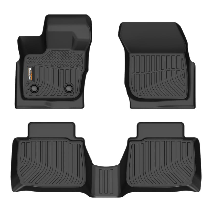 Binmotor-Floor Mats for 2017-2020 Ford Fusion/Lincoln MKZ | TPE All Weather Car Mats for Ford Fusion Accessories for Lincoln MKZ Heavy Duty Mats