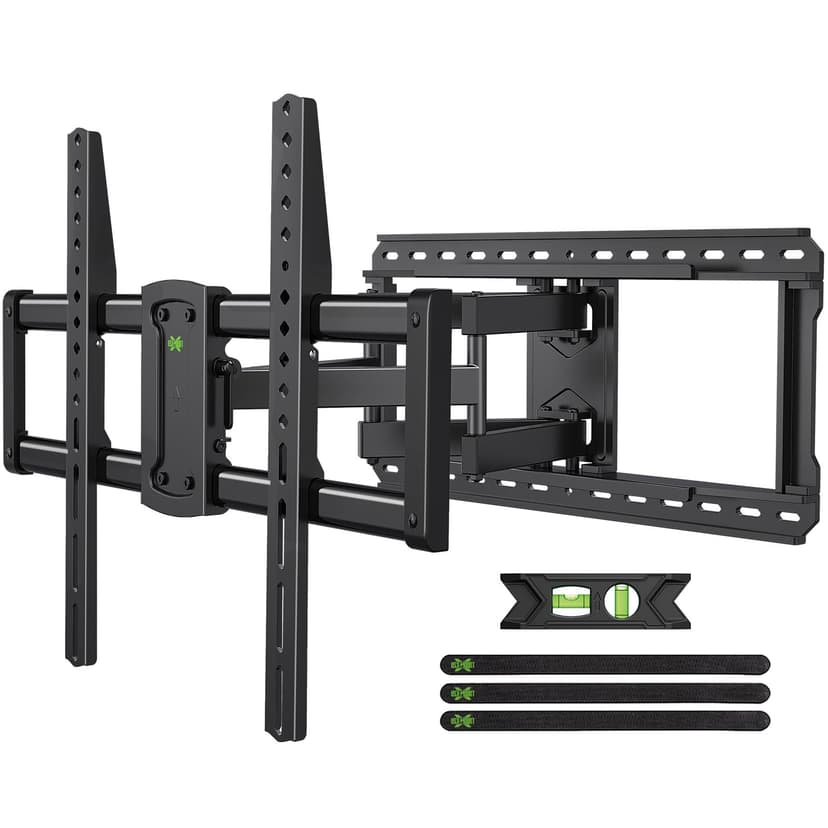 USX MOUNT Full Motion TV Wall Mount for Large TVs 42-97 Inch up to 150 lbs, Wall Mount TV Bracket with Swivel and Tilt, Fits 16",18", 24" Wood Studs, Max VESA 600x400mm Fit 65+ 75+ 85 86 90 TVs XML925