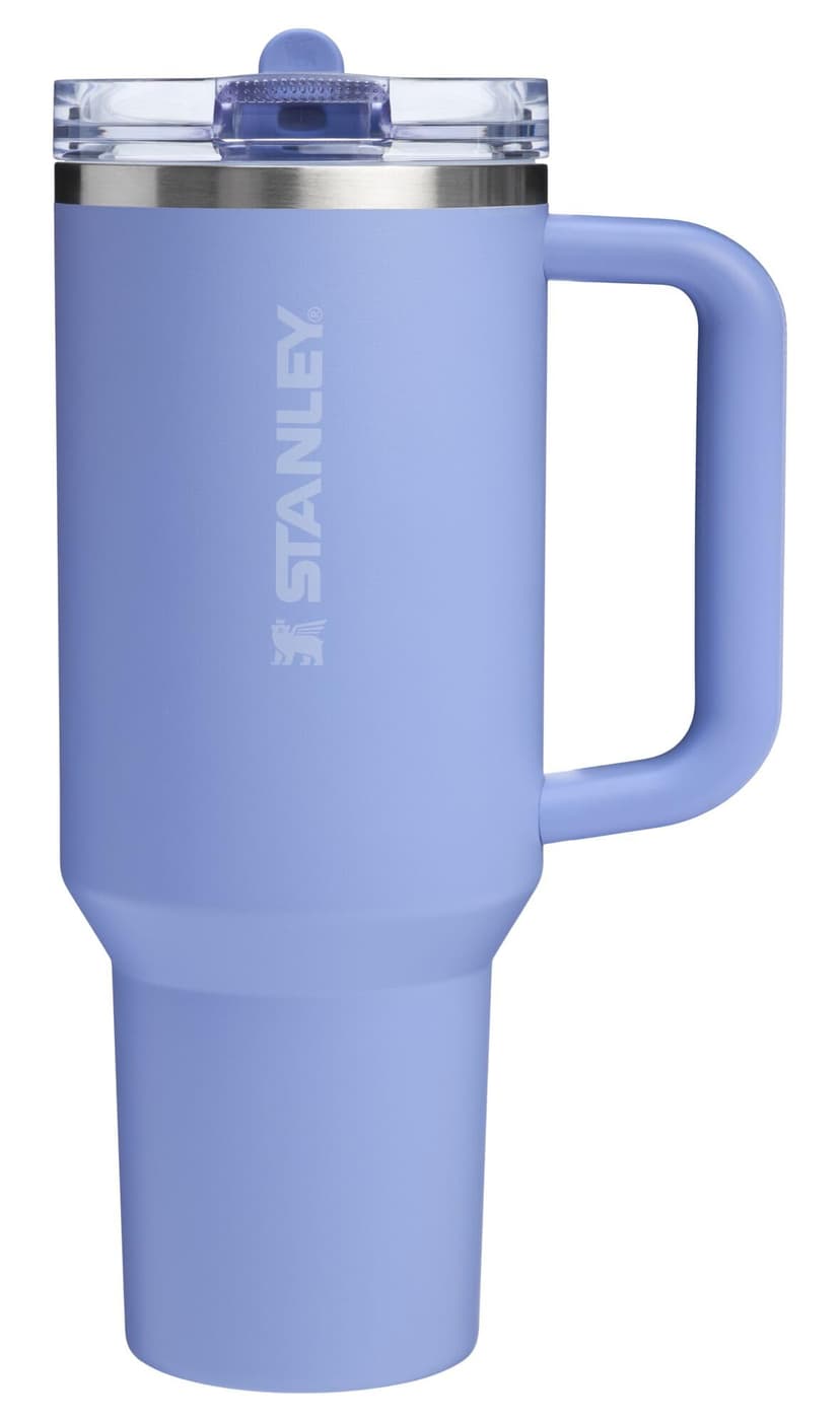 STANLEY Quencher ProTour Flipstraw Tumbler, 40 oz, Hydrangea | Built-In Straw & Handle | Cupholder Compatible for Travel | Leakproof Insulated Stainless Steel Cup | BPA-Free