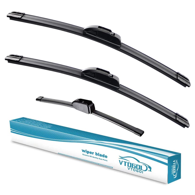OEM Windshield Wiper Blades Replacement for Kia Niro 2017 2018 2019 2020 2021 2022, All Weather Original Factory Quality Front & Rear Wipers Set 26"+16"+12" (Pack of 3)