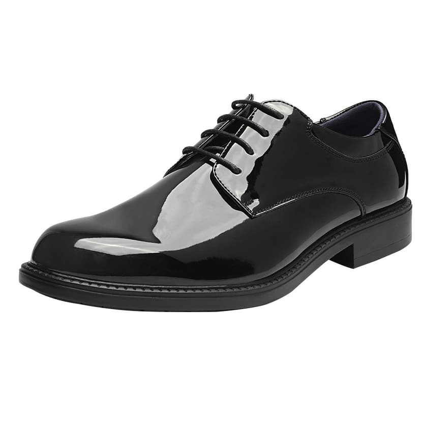 Bruno Marc Men's Business Shoes Derby Lace-Up Shoes Suit Shoes Leather with Oxford Lining | Cushioned Latex Insole,Wear-Resistant TPR Outsole,Classic Derby Shoes for Business,Wedding & Daily Wear