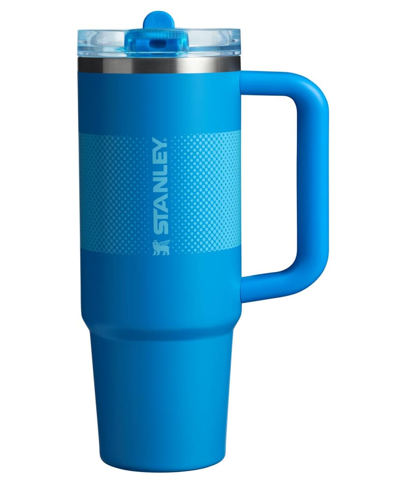 STANLEY Quencher ProTour Flipstraw Tumbler, 30 oz, Azure Fade | Built-In Straw & Handle | Cupholder Compatible for Travel | Leakproof Insulated Stainless Steel Cup | BPA-Free