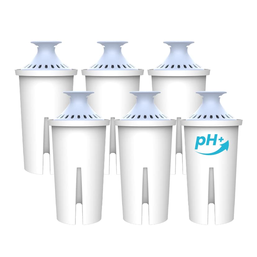 AQUA CREST Alkaline Water Filter Replacement for Brita® Filter, 6 Pack | Compatible with Brita® Pitchers and Dispensers, Everyday, UltraMax, Metro and More, NSF Certified, 1 Year Filter Supply