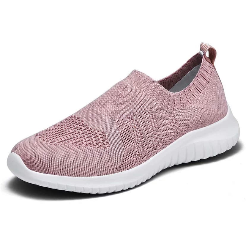 konhill Womens Slip On Sneakers Lightweight Walking Shoes Breathable Work Shoes for Nursing & Standing All Day
