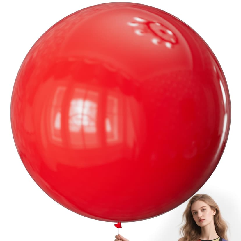 KAWKALSH Red Balloons, 9pcs 36 Inch Red Latex Balloons for Garland or Balloon Arch as Birthday Party Wedding Baby Shower Decorations