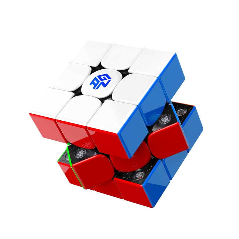 GAN V100 Maglev UV, 3x3 Speed Cube Magnetic Puzzle for Cuber | Omni-directional Positioning, effortless turning, responsive handling, stable control, lightweight feel, focus training toys