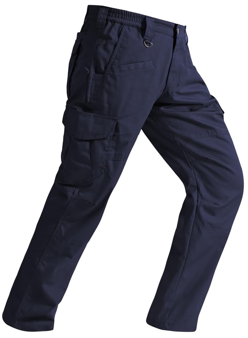 SPOSULEI Mens Tactical Pants Ripstop Cargo Work Pants with 9 Pockets Water Resistant Breathable Hiking Construction Pants