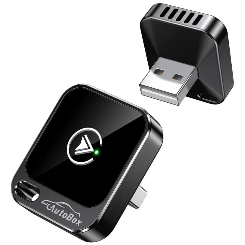 Beamlit 2-in-1 Wireless CarPlay & Android Auto Adapter, 2026 Upgraded Mini Zero-Lag Dongle Converts Wired to Wireless Car Play/Android Auto, Fast Stable Connection Plug & Play(Meteorite Black)