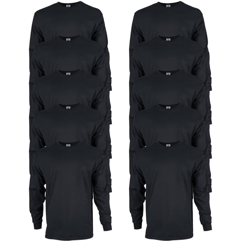 Gildan Adult Ultra Cotton Long Sleeve T-Shirt, Style G2400, Multipack