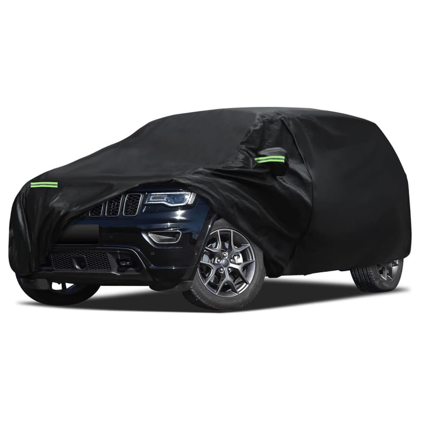Car Cover Custom Fit for Jeep Grand Cherokee 2000-2026, Migaven Waterproof Full Exterior Cover Sun Rain Protection with Door Zipper and Cotton Lining