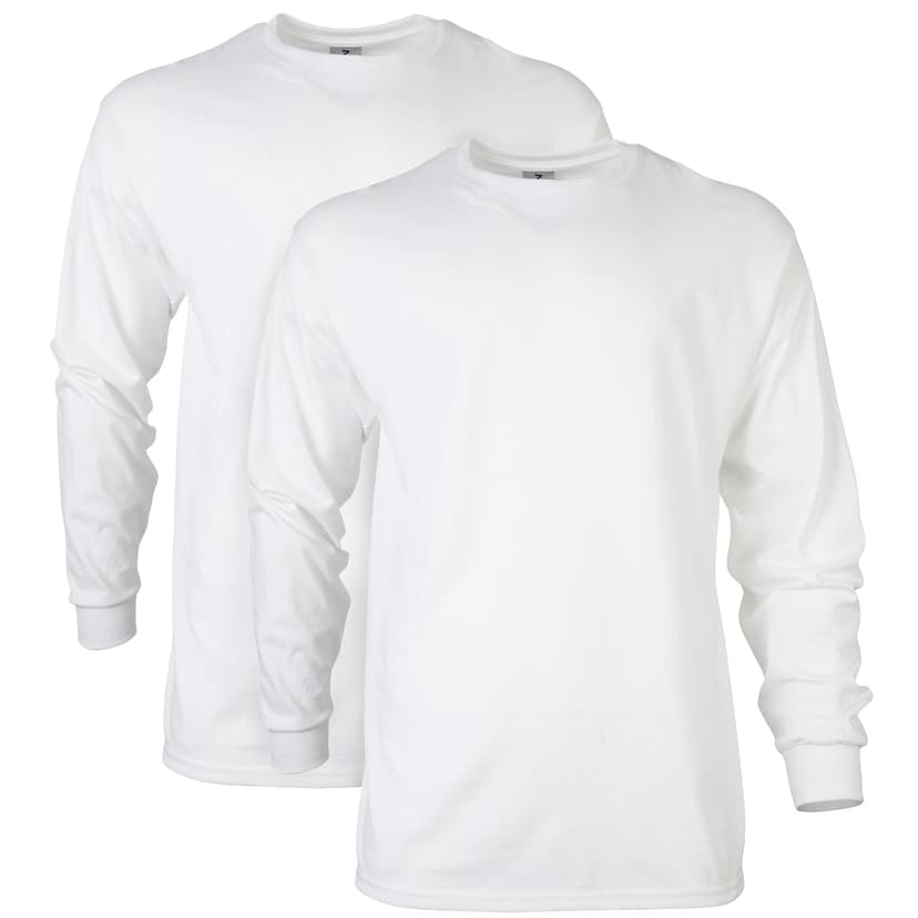 Gildan Adult Ultra Cotton Long Sleeve T-Shirt, Style G2400, Multipack