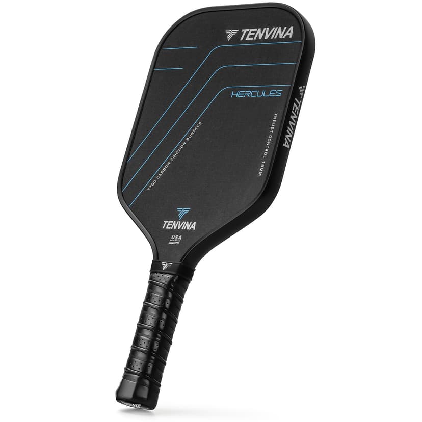 TENVINA Pickleball Paddles, Multi-Layer T700SC Textured Carbon Fiber Pickleball Paddle, Pickle Ball Paddle with Strong Spin & Power Surface, 4-Types of Shapes and Thicknesses, USAPA Approved